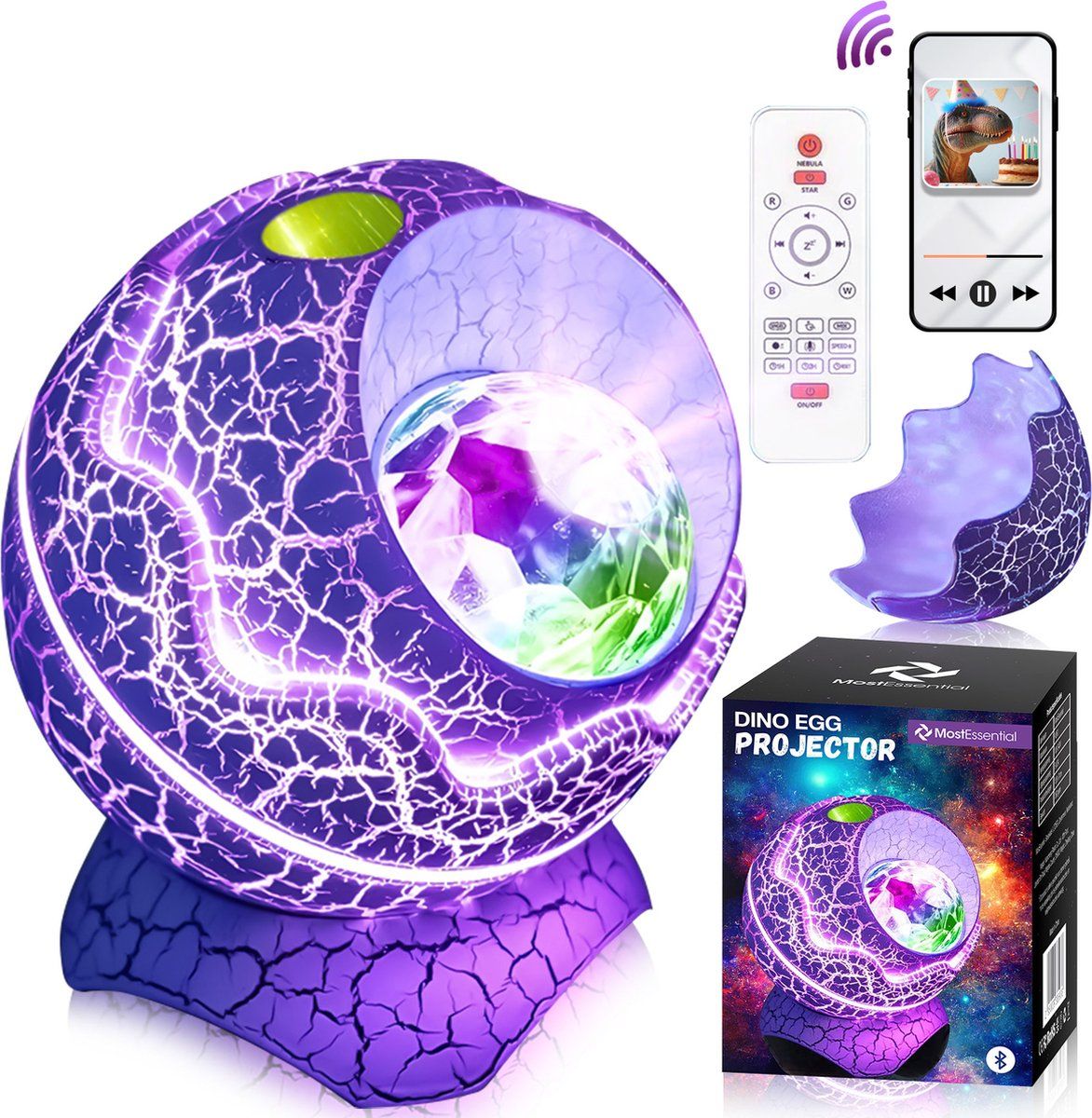 Galaxy Projector | Dino Egg Edition