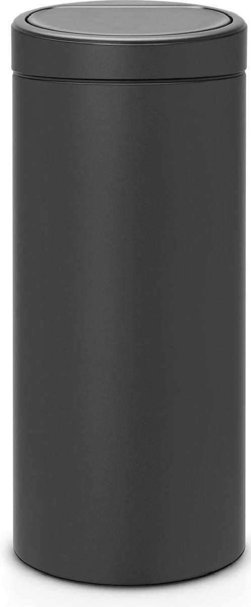 Brabantia Touch Bin - Prullenbak - 30 liter - Soft-Touch sluiting - Mineral Infinite Grey