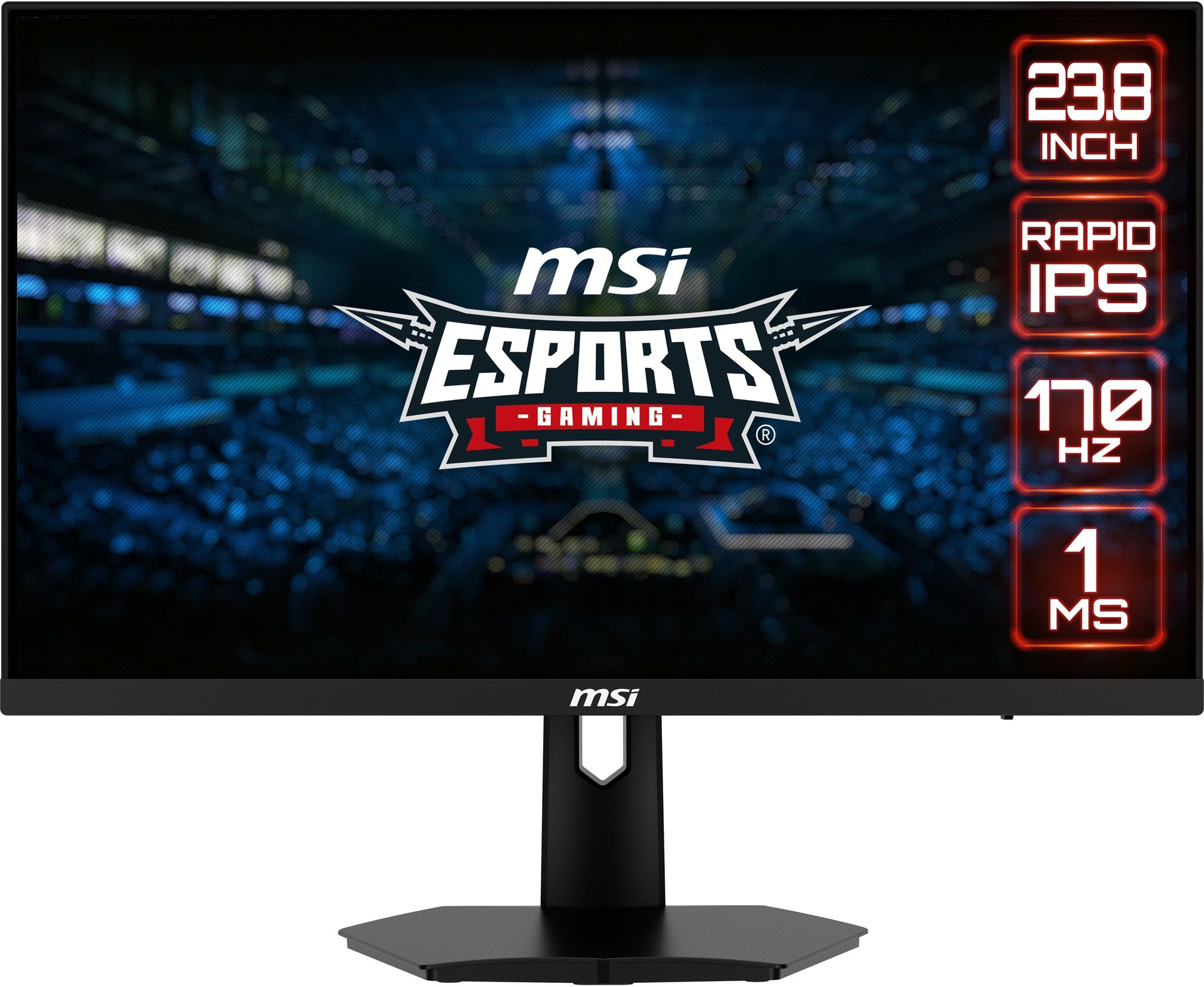 MSI G244F E2 - Gaming Monitor - 180Hz Verversingssnelheid - Zwart