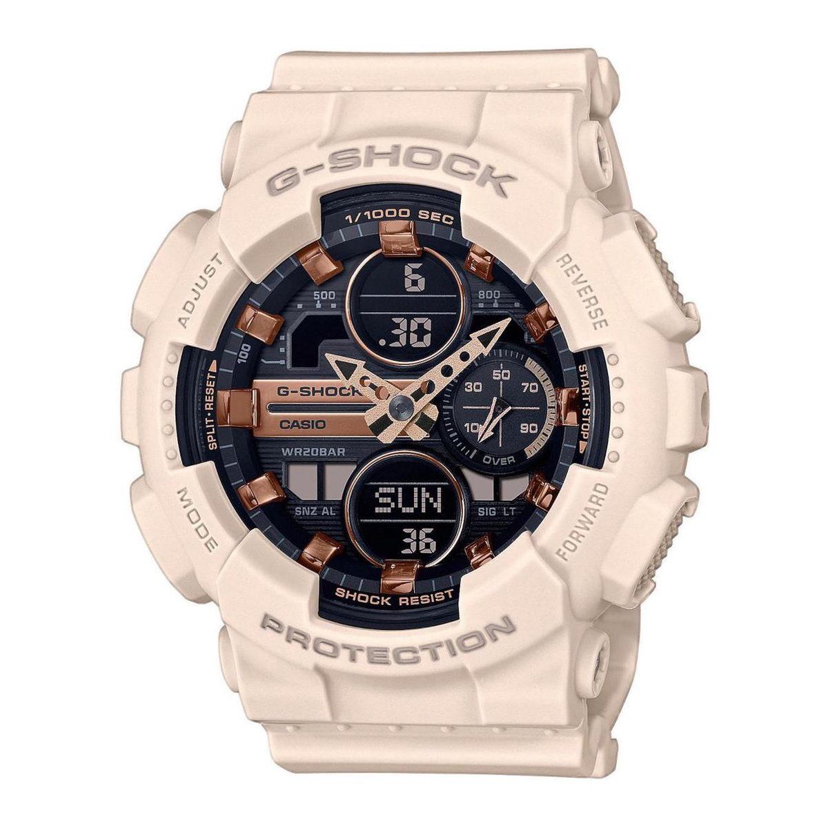 Casio G-Shock Gma-S140M-4AER - Dames Horloge - 20 Atm Waterdicht - 46 Mm