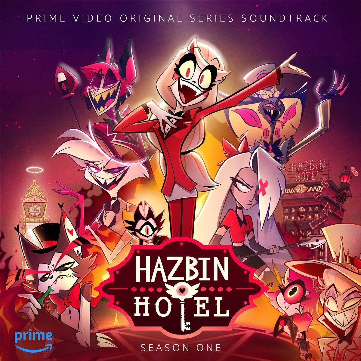 Various Artists - Hazbin Hotel - LP - Gekleurd Vinyl (2024)