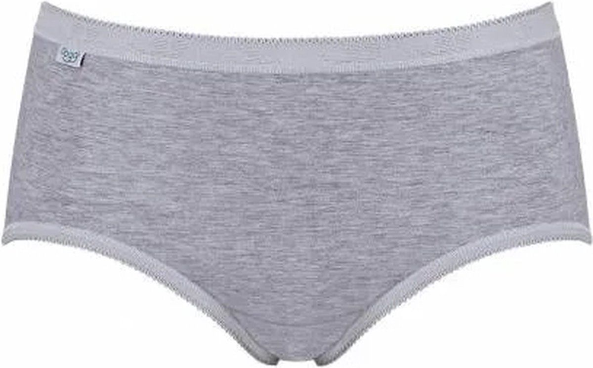 Sloggi Basic+ - Dames Midi Slip - Soepel Katoen En Lycra - Zwart