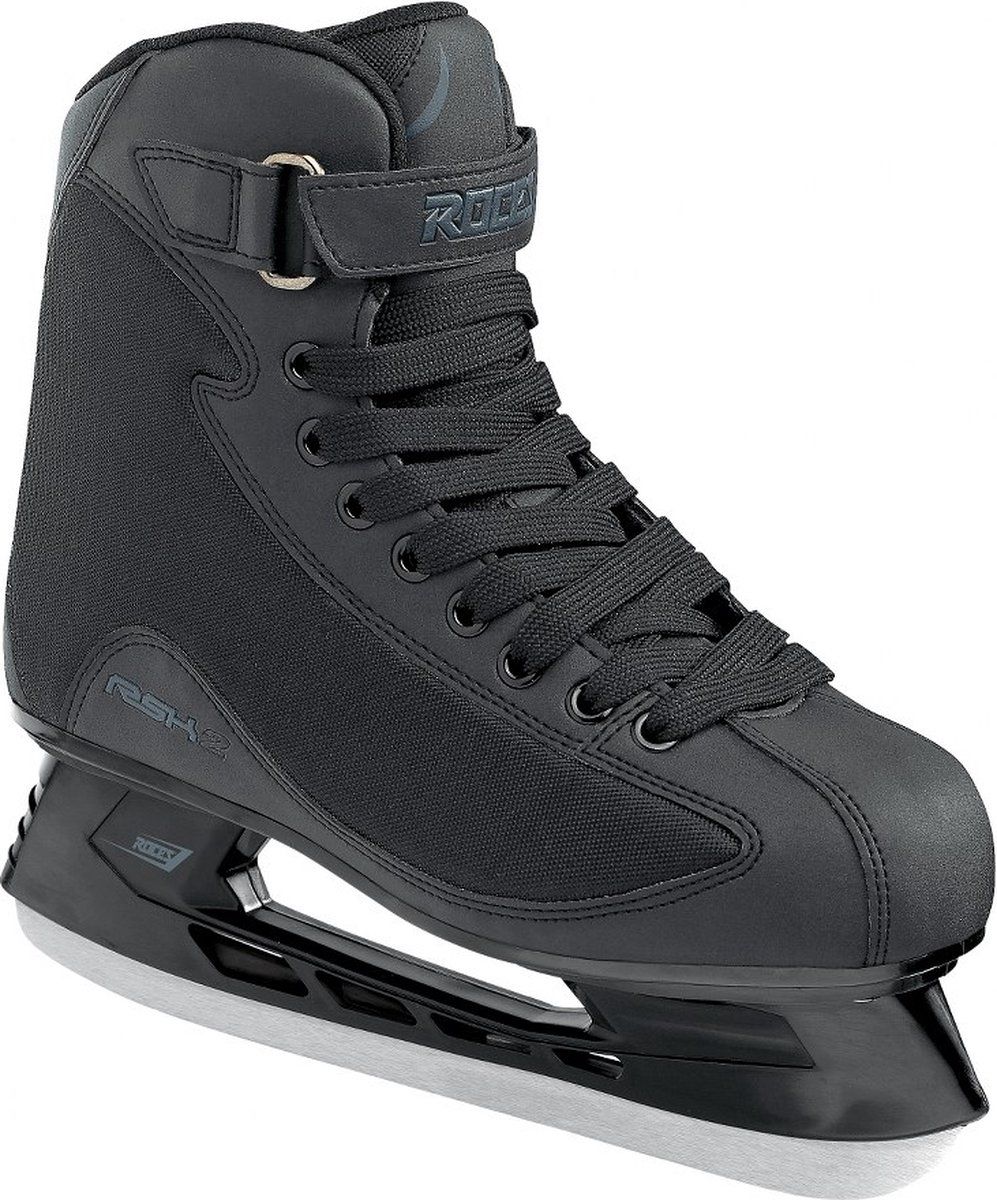 Roces Rsk 2 - IJshockeyschaatsen - Verstevigde Enkelschacht - Zwart - Maat 43