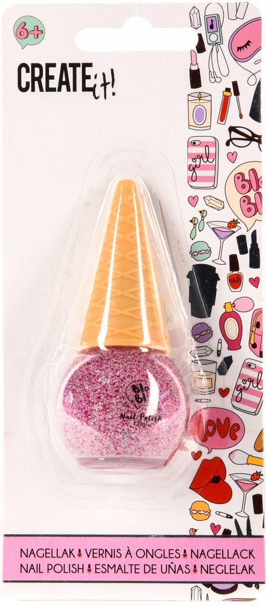 Canenco - Nagellak icecream Create It - Vrolijke nagellakset - Kleur willekeurig