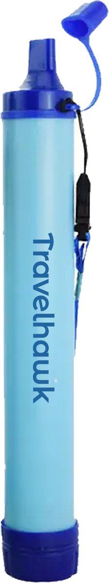 Travelhawk Water Filter Straw - Waterfilter - Waterfles - Outdoor Life - Survival - Bpa-vrij - Filtert 1500L