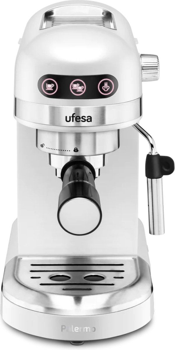 Ufesa Bergamo - Espressomachine - 20 bar drukpomp - Wit