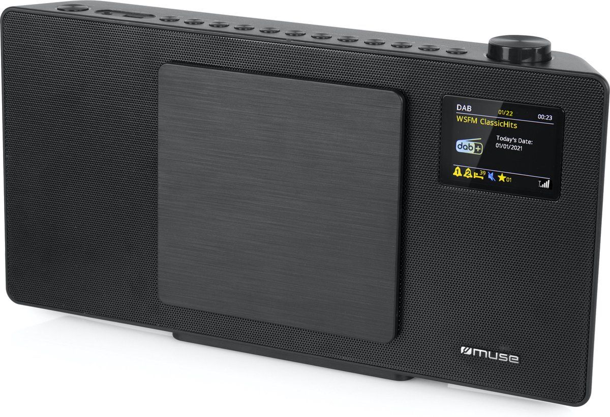 Muse M-65 DBT - Microsysteem - Bluetooth DAB+ FM CD USB - Zwart