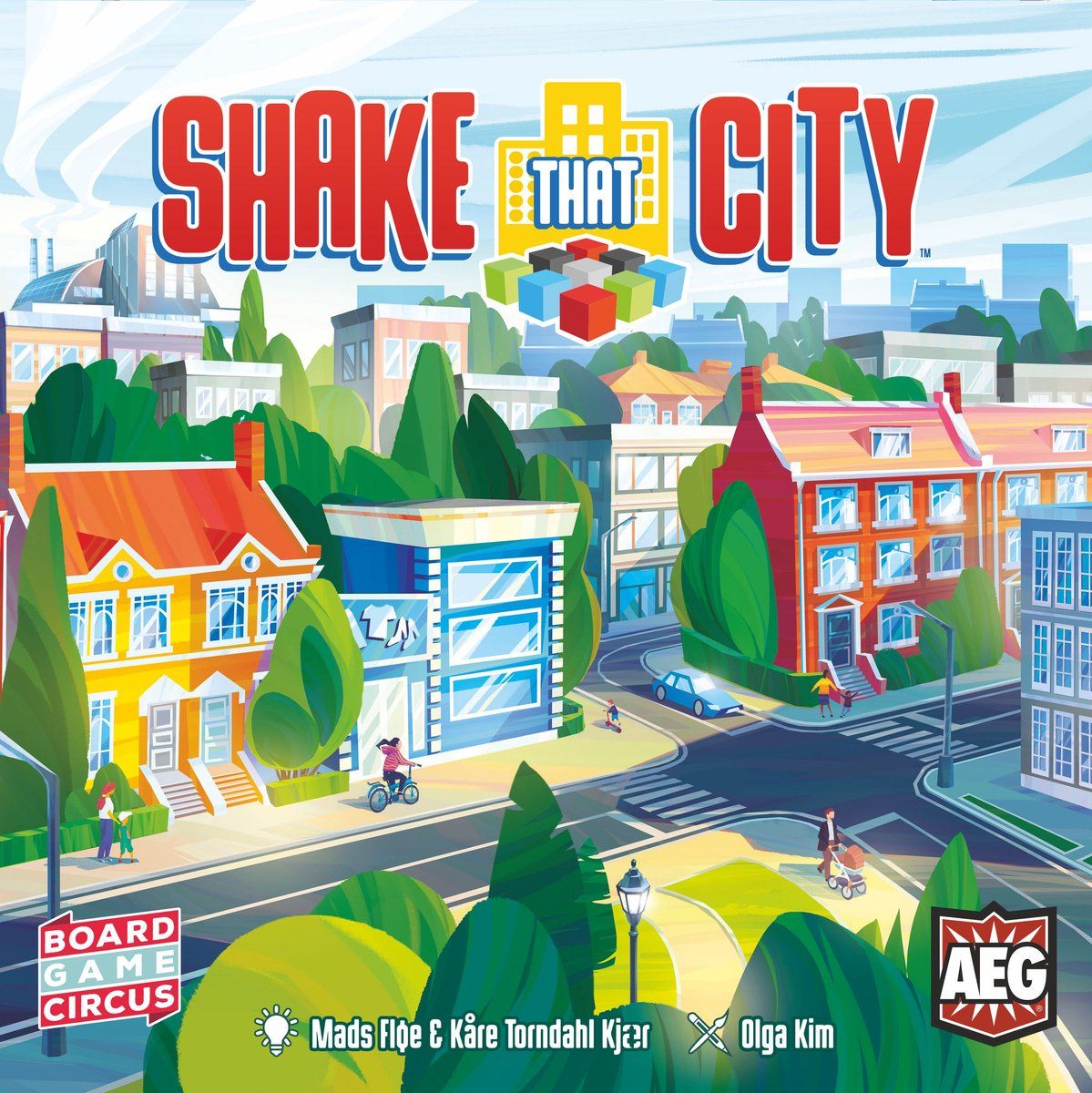 HOT Games Shake That City - Bordspel - Strategisch spel voor 1-4 spelers - Speeltijd 30 minuten