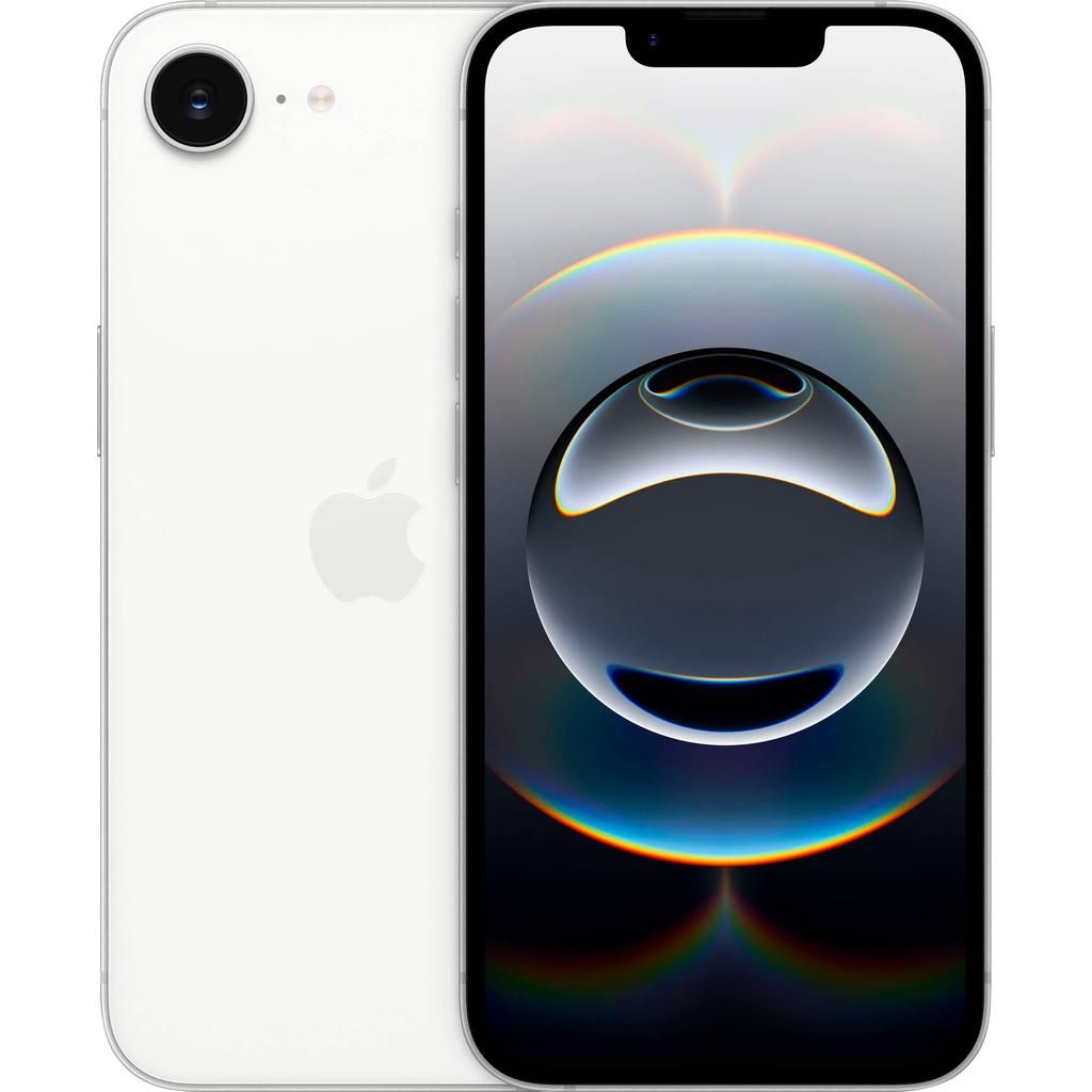 Apple iPhone 16e - Wit - 256 GB - Fysieke simkaart + eSIM