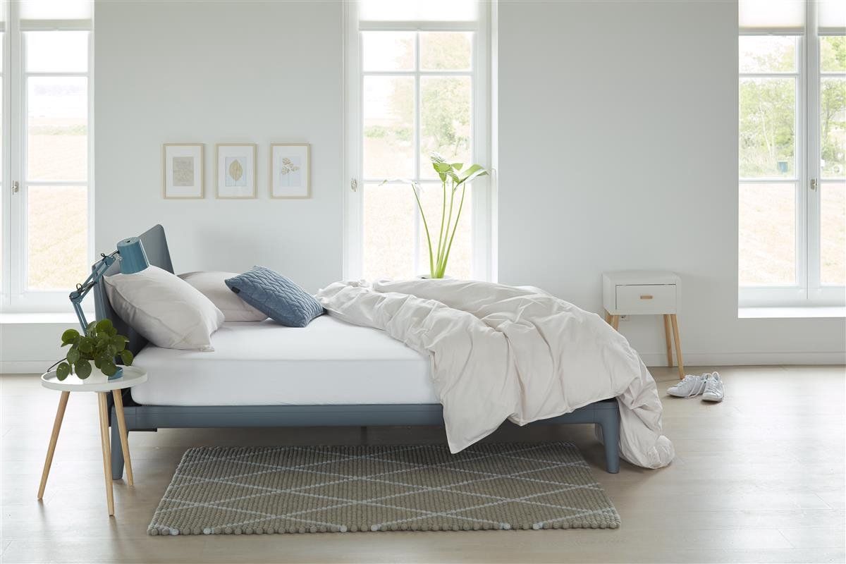 Beddinghouse Jersey - Hoeslaken - 180x200/220 - Zacht katoen - Wit