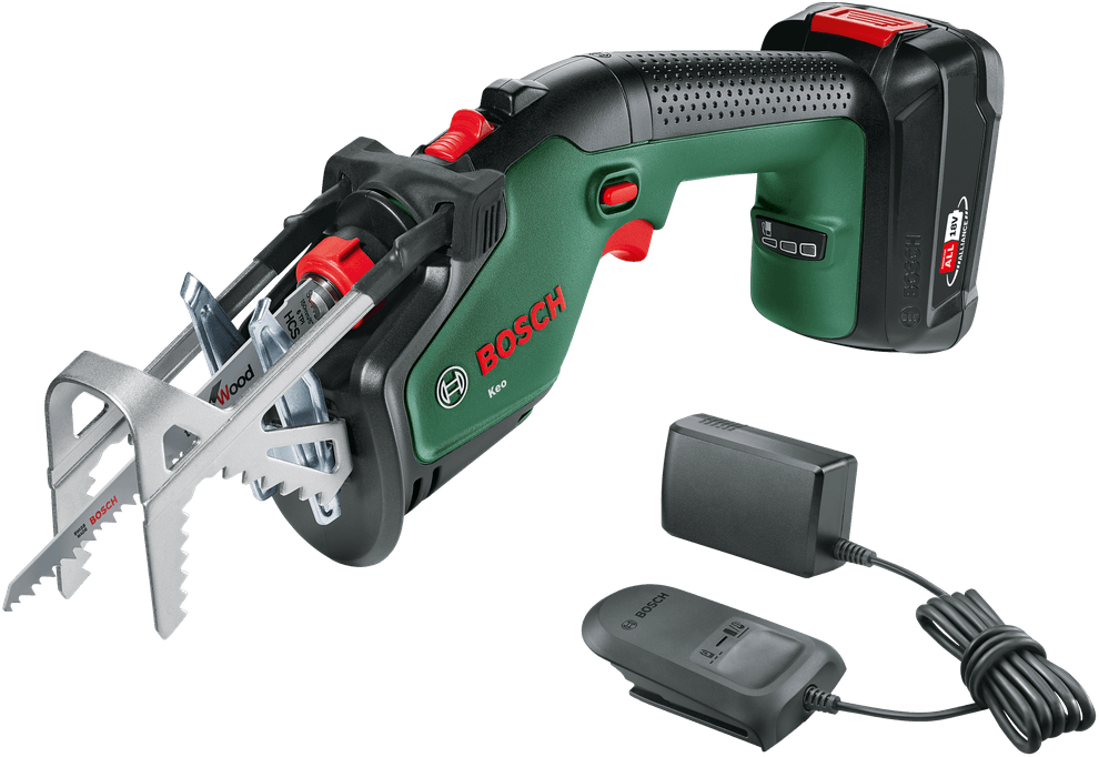 Bosch KEO - Accu Tuinzaag - Snoeien tot 80 mm - Groen