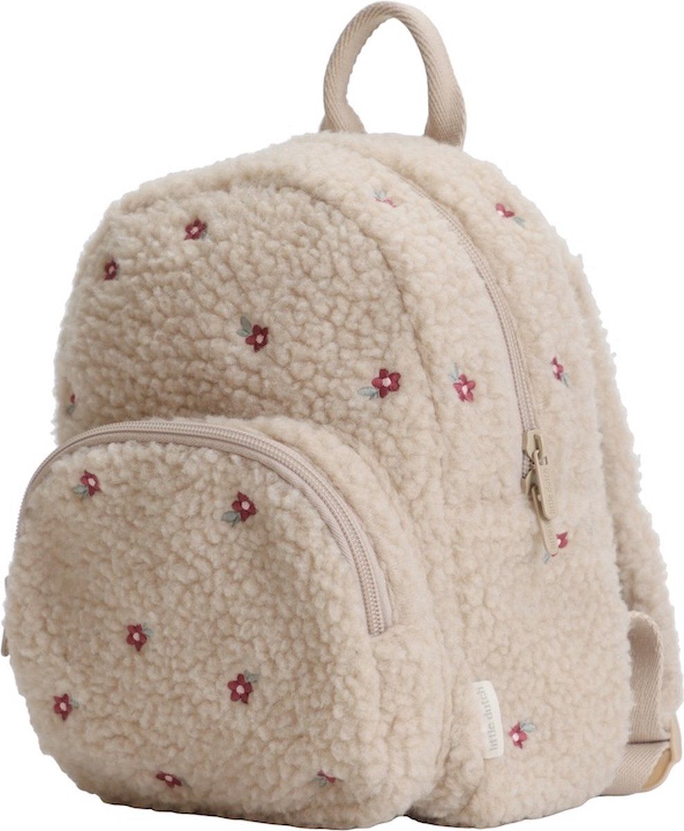 Little Dutch - Rugzak Teddy Fairy Garden - Verstelbare Schouderbanden - Beige