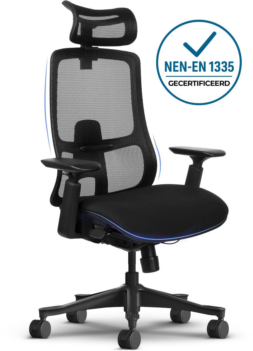 Zwart - Premium Schuimzitting