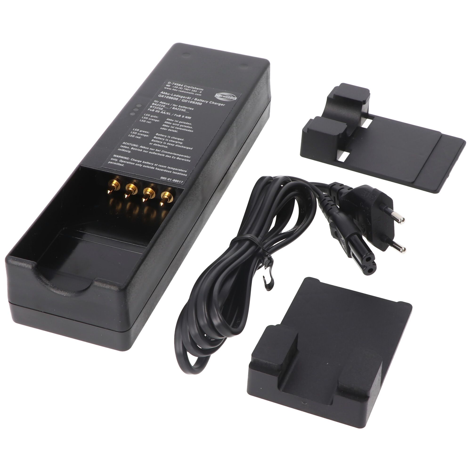 HBC QA109600 - Oplader - Geschikt voor HBC FUB03 FUB05 FUB9NM