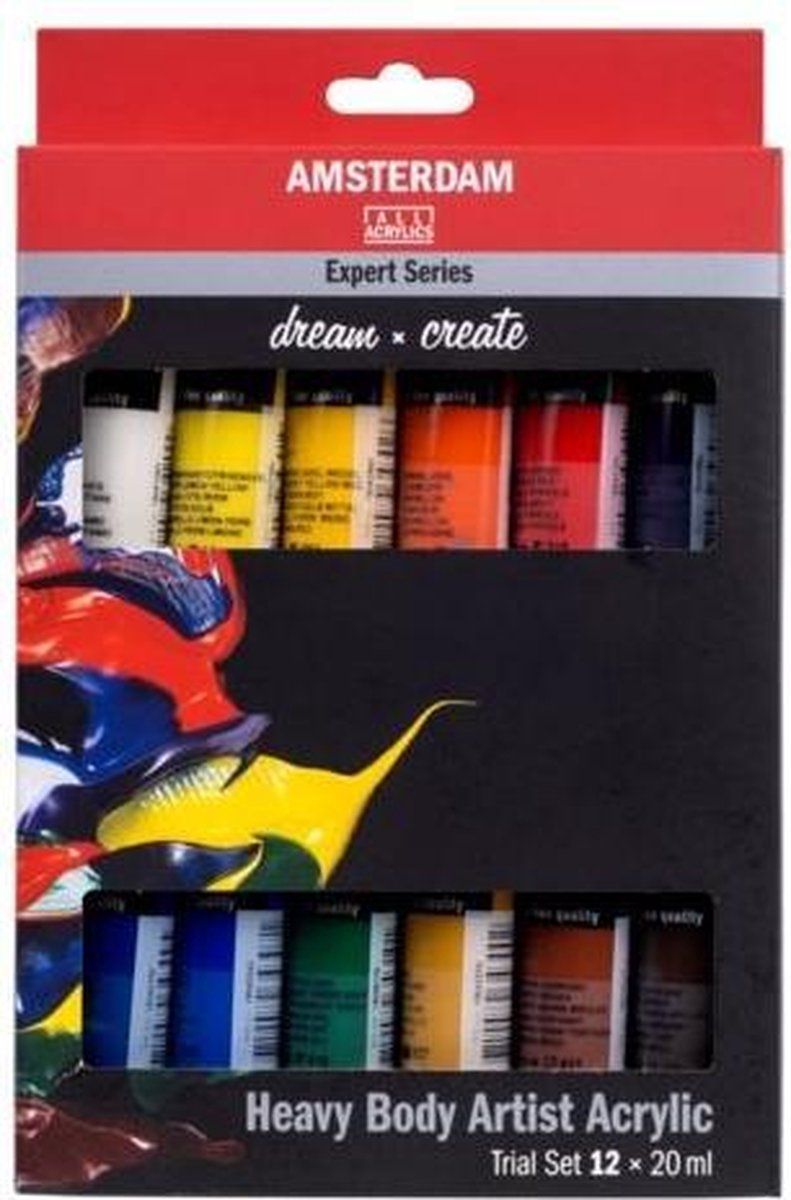 Amsterdam Expert Series - Acrylverf proefset - 12 x 20 ml (12 stuks)