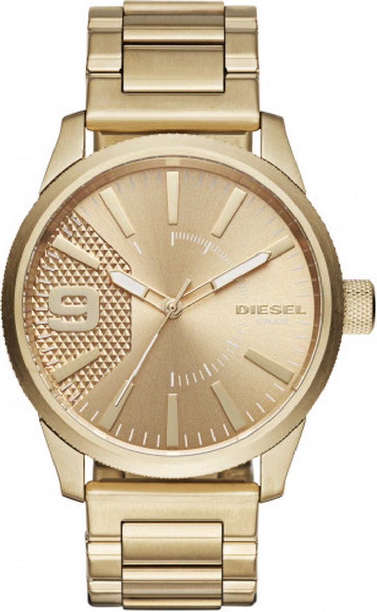 Diesel DZ1761 - Herenhorloge - 46 Mm - Goudkleurig