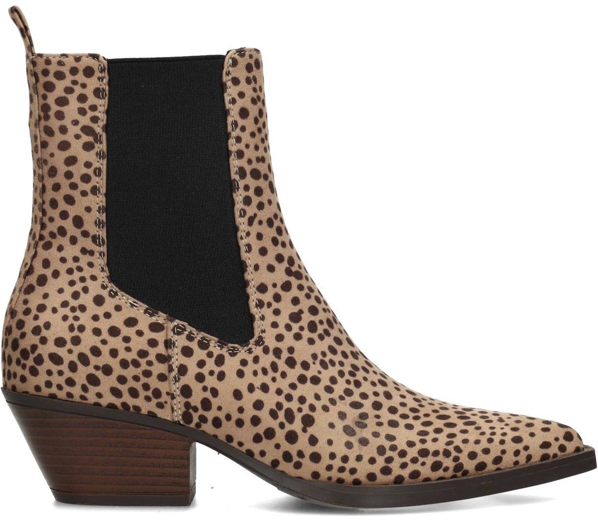 Beige met dierenprint