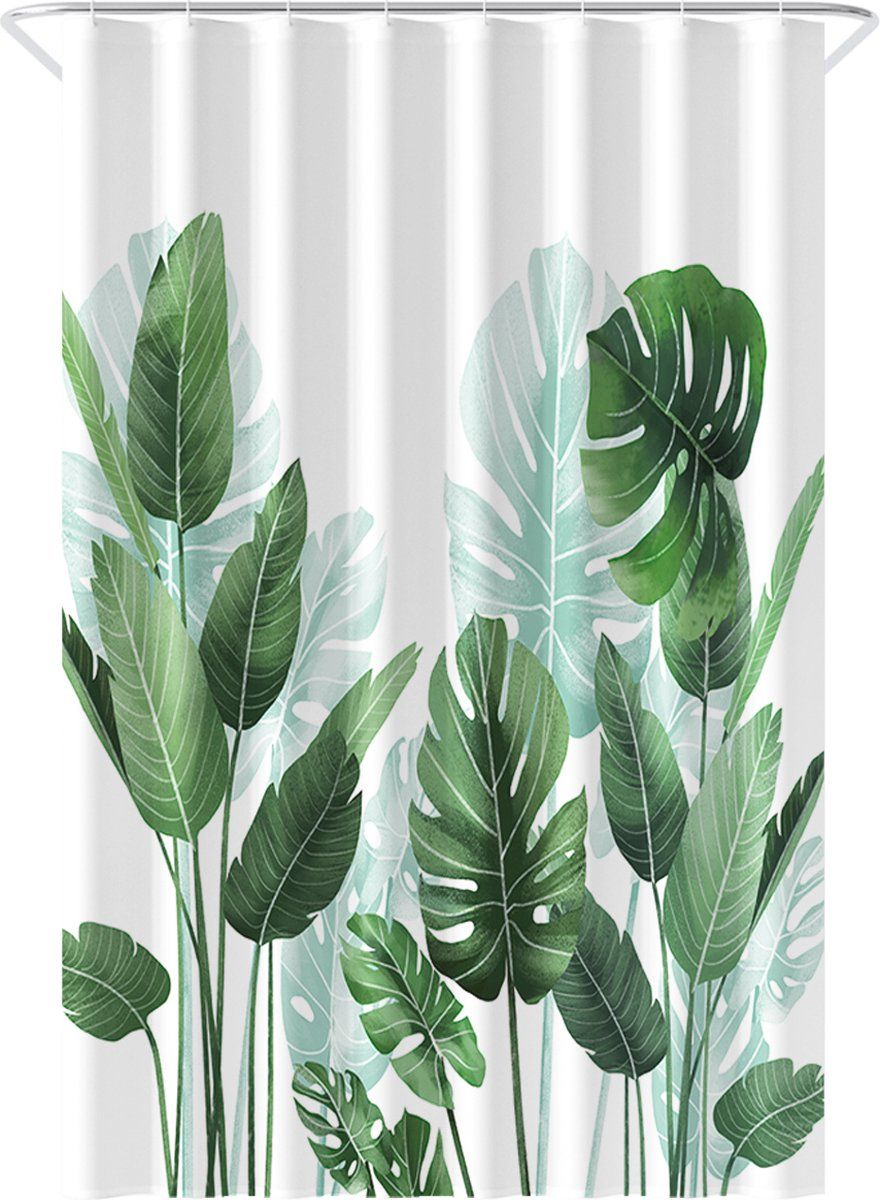 Loti Living Strelitzia - Douchegordijn 120x200 Cm - Waterdicht En Anti Schimmel