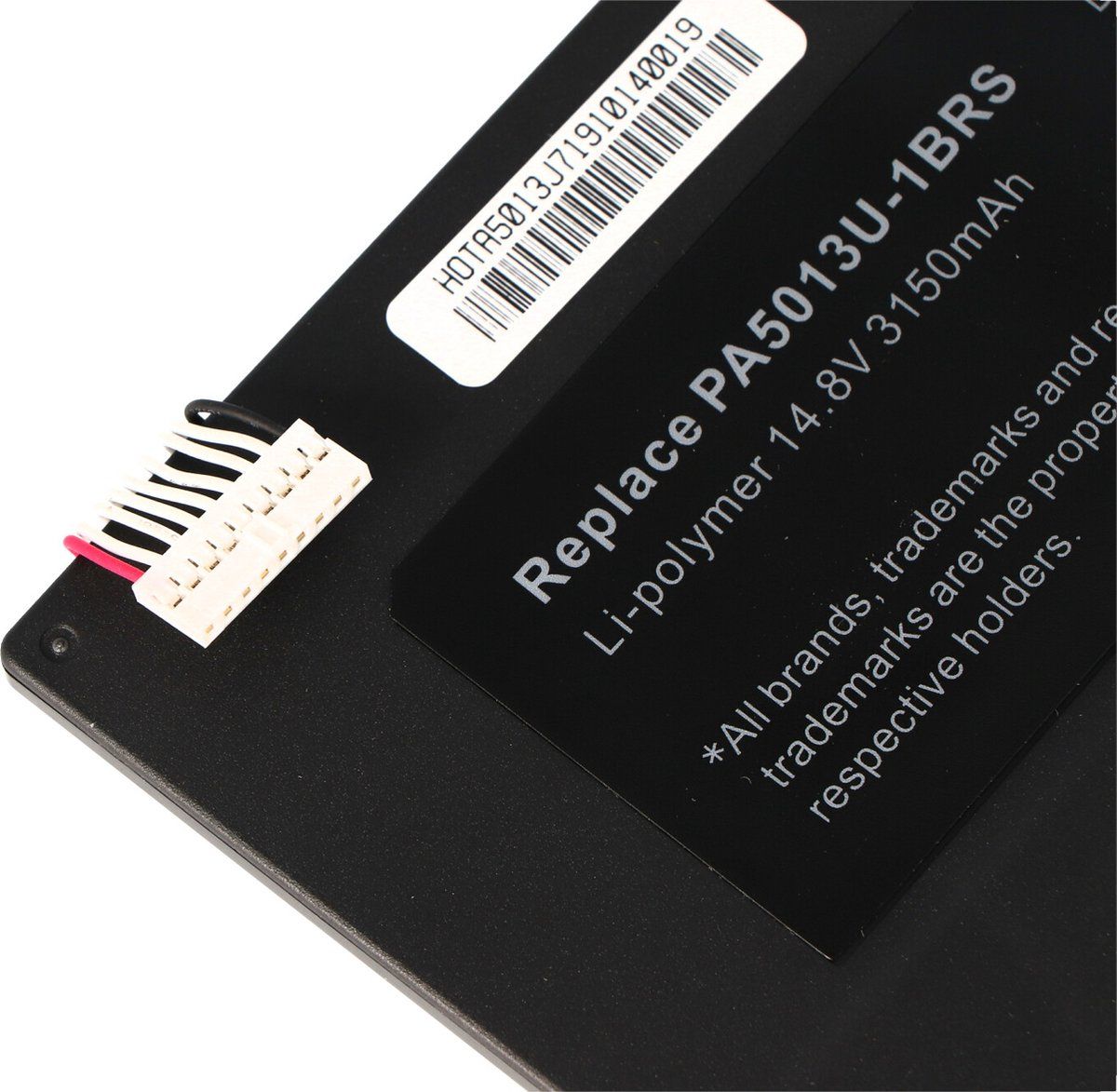 Batterij geschikt voor Toshiba Portege Z830 Ultrabook batterij, Z835, Z930, Z935, PA5013U, PA5013U-1BRS