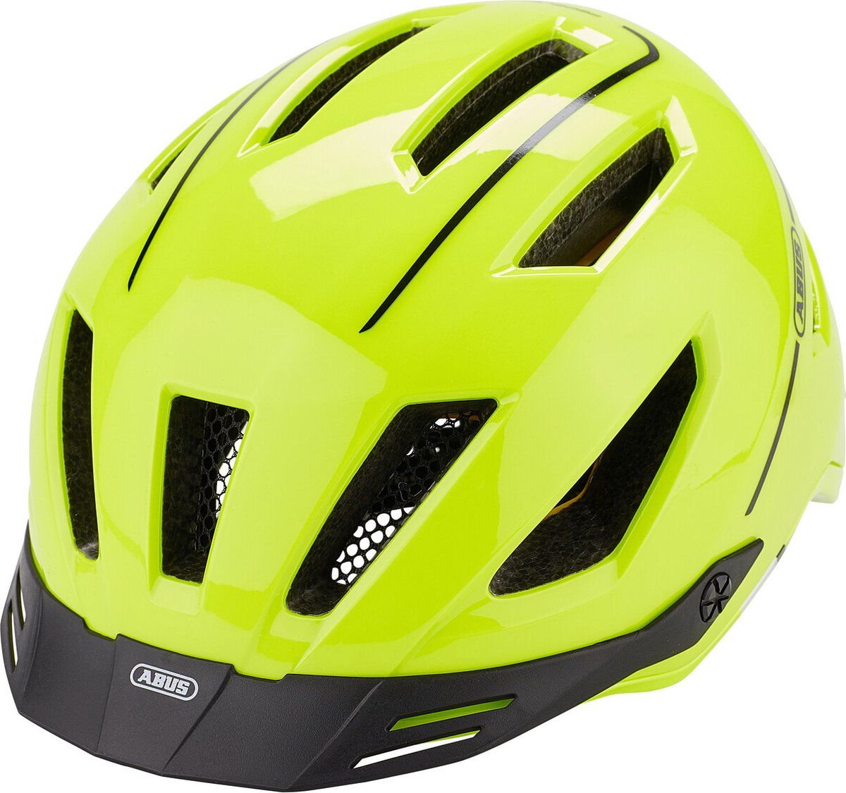 Abus Pedelec 2.0 Mips - Fietshelm - Goede Ventilatie En Geïntegreerde Regenkap - Geel - Maat L (56-62)