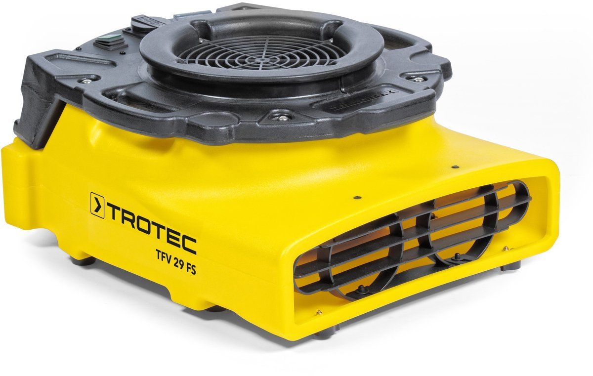 Trotec Tfv 29 Fs - Radiaalventilator - 4 Posities - Geel Zwart