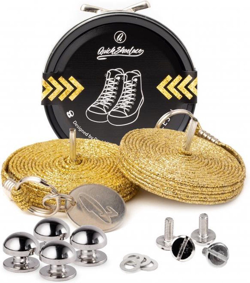 Quickshoelaces - casuel goud