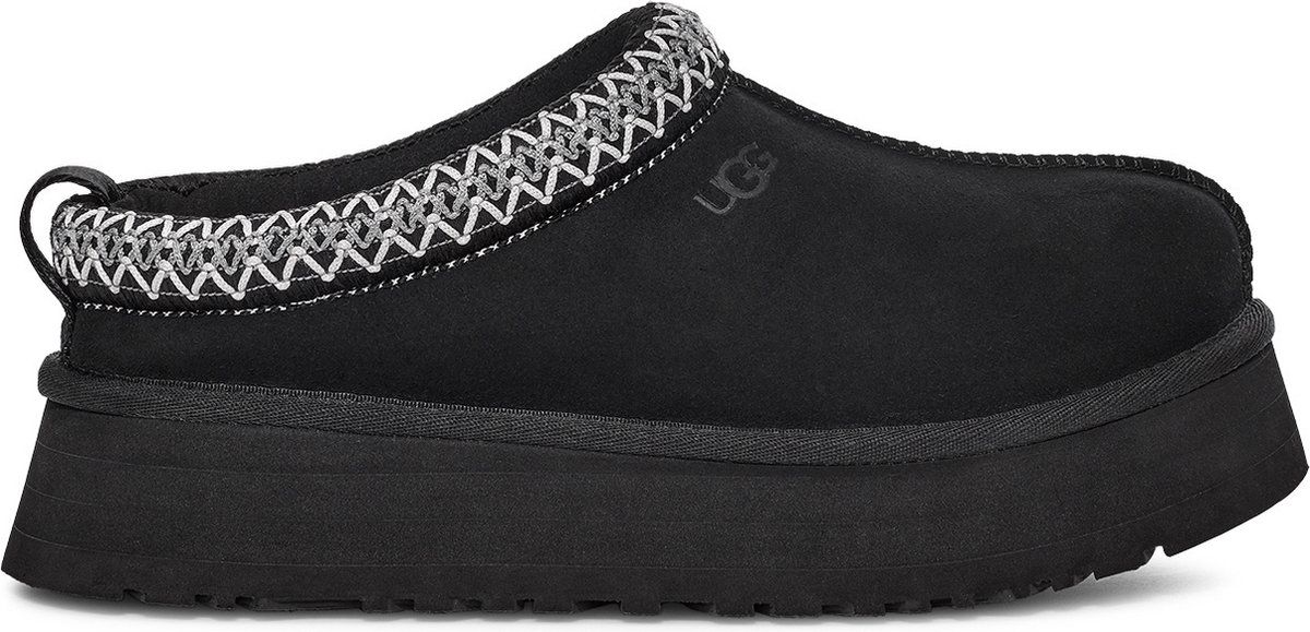 Ugg Tazz - Slipper - Plateauzool 3, 8 Cm - Zwart - Maat Eu 37