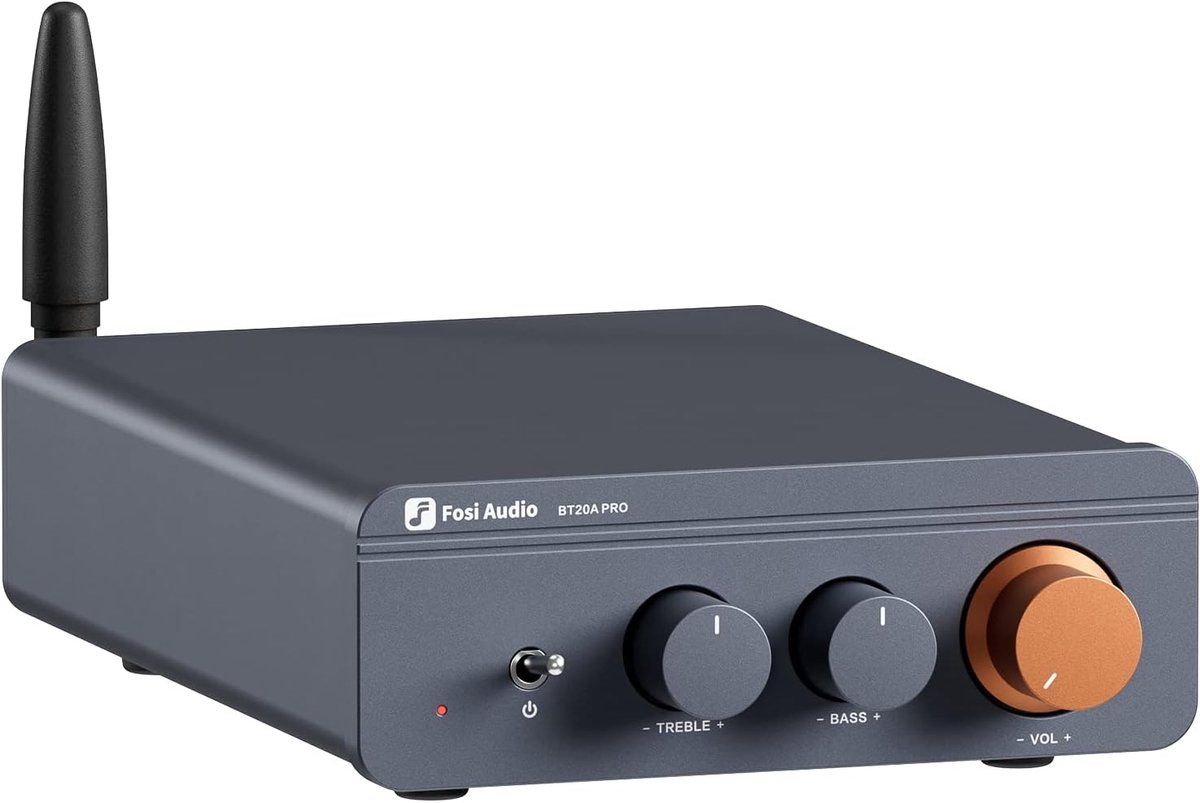 Fosi Audio BT20A Pro - 2.0 versterker - 300W x2 - Bluetooth 5.0