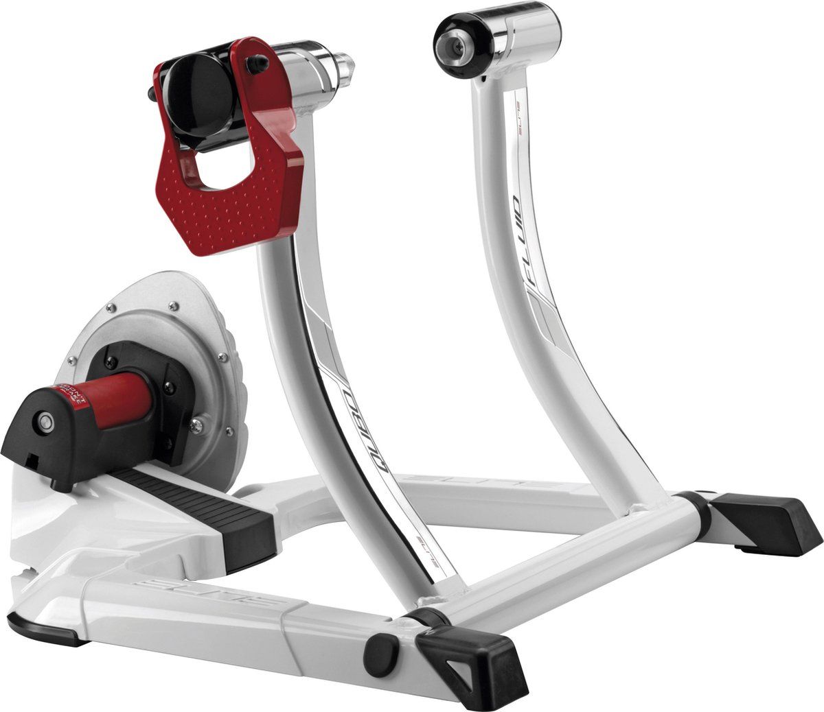 Elite Qubo Fluid - Fietstrainer - Compatibel met Misuro B+ - Zilver/Wit