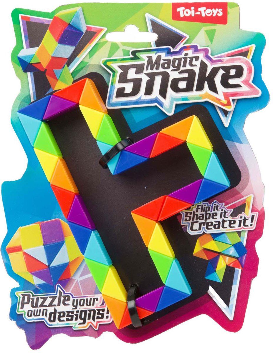 Toi-Toys Color Magic Snake - Puzzel - Coöperatief Spel - Voor Kinderen Vanaf 3 Jaar