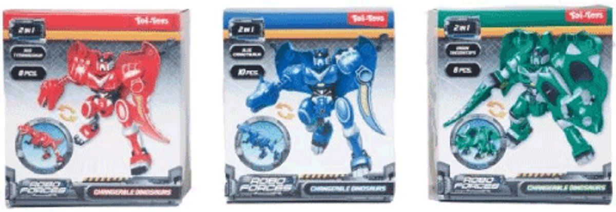 Toi-Toys Robot-Dino 52235Z - Montage Speelgoed - 16 Cm