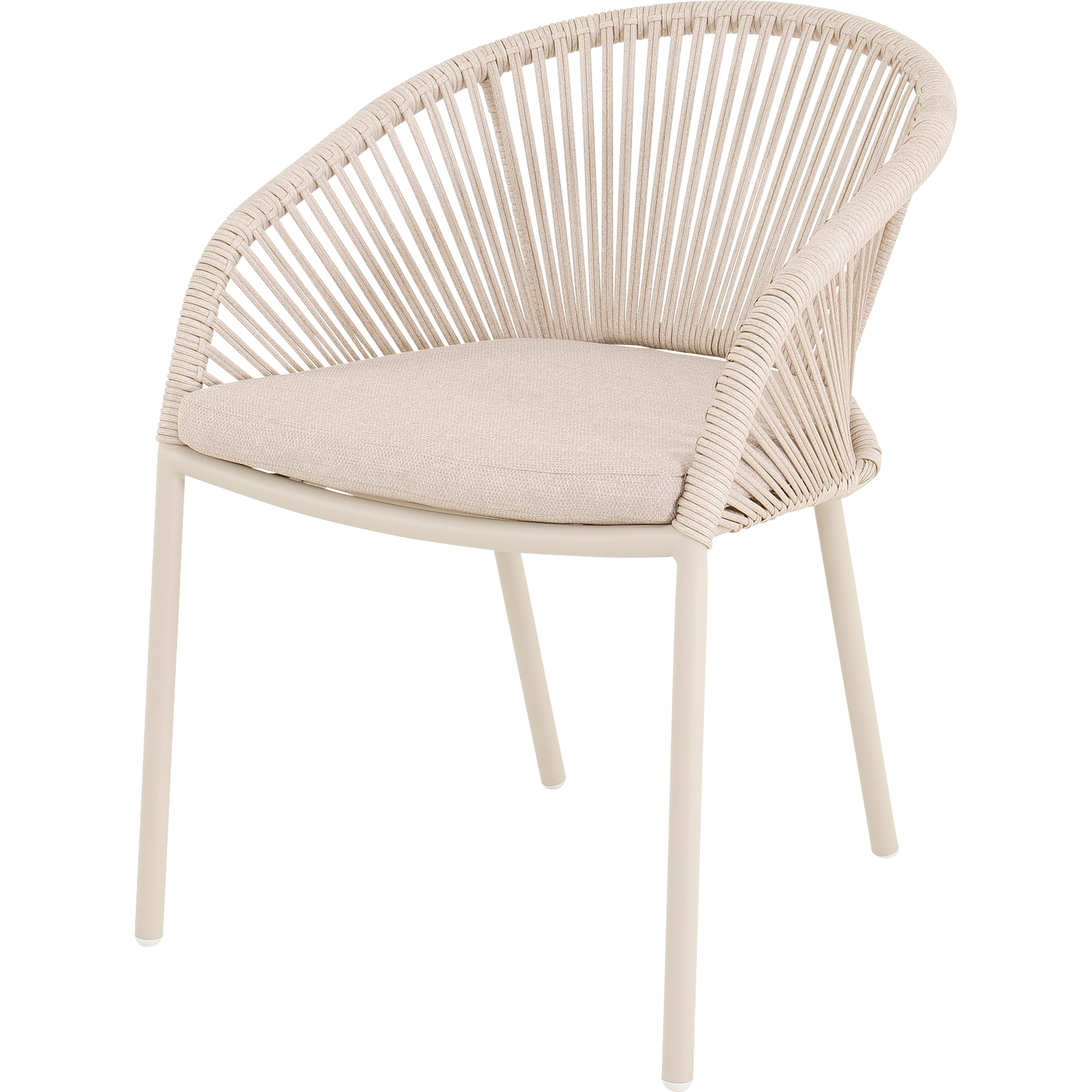 Hartman Hirado - Stapelstoel - Aluminium Frame - Beige