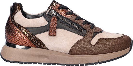 Gabor Dames Sneaker - Comfort Optifit - Suède - Beige